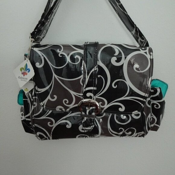 Kalencom Baby Diaper Bag + Bottle Bag Zip Pouch Changing Pad Accessories - Picture 2 of 12